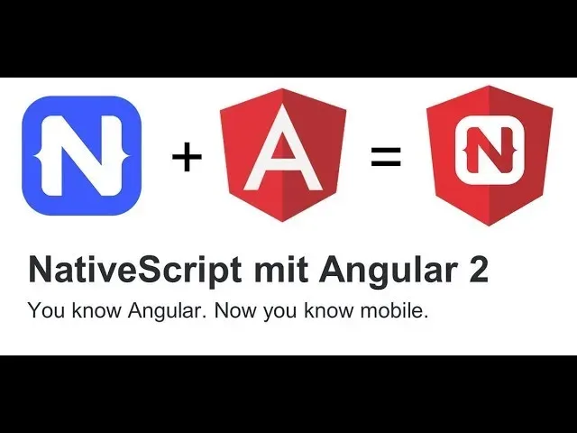 Vorschaubild: DWX 2016: Native Mobile Apps mit NativeScript und Angular (Sebastian Witalec & Johannes Hoppe)