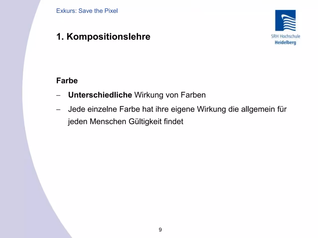 Präsentation, Folie 9 von 53