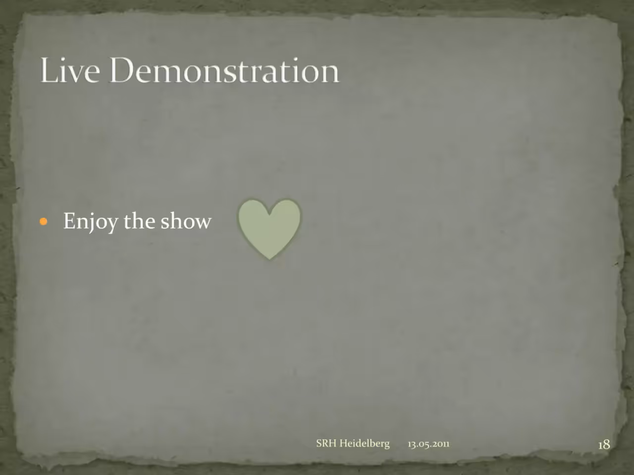 Präsentation, Folie 18 von 18